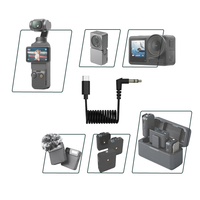 Audio Cable Type-C To 3.5Mm For DJI OSMO Action 5 PRO/2/3/4 /5 Camera Pocket 3 Mic Audio Microphone Adapter