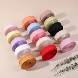 10 Meters Handmade Frayed Edged Chiffon Silk Ribbons DIY Wedding Invitation Wrapping Bouquets Gift Packaging Party Decorations