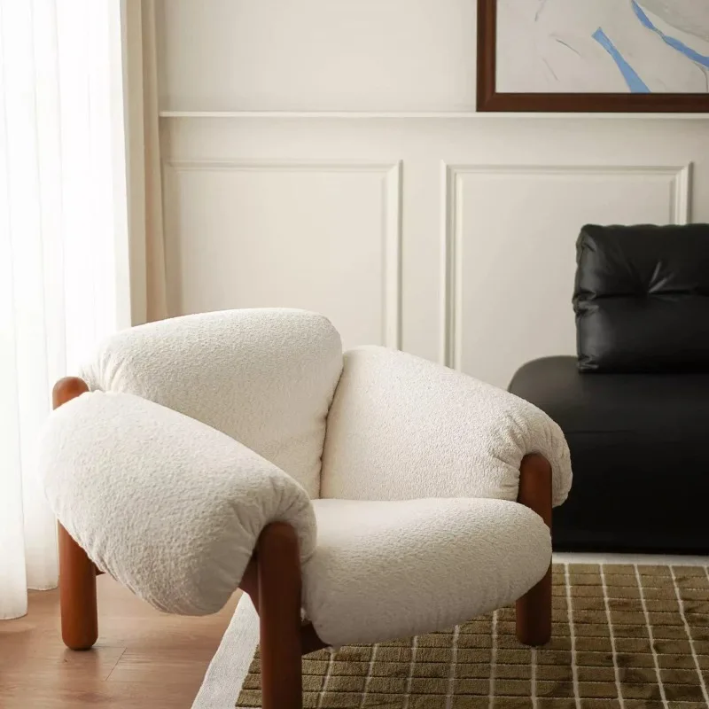 

Kapok sofa chair lazy modern minimalist living room bedroom