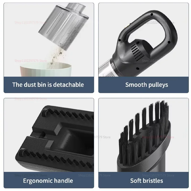 3in1 Multifunktionale Staubsauger Teppich Reiniger Wiederaufladbare Cordless Handheld Staubsauger Für Home Auto Haustier Saug Staubsauger
