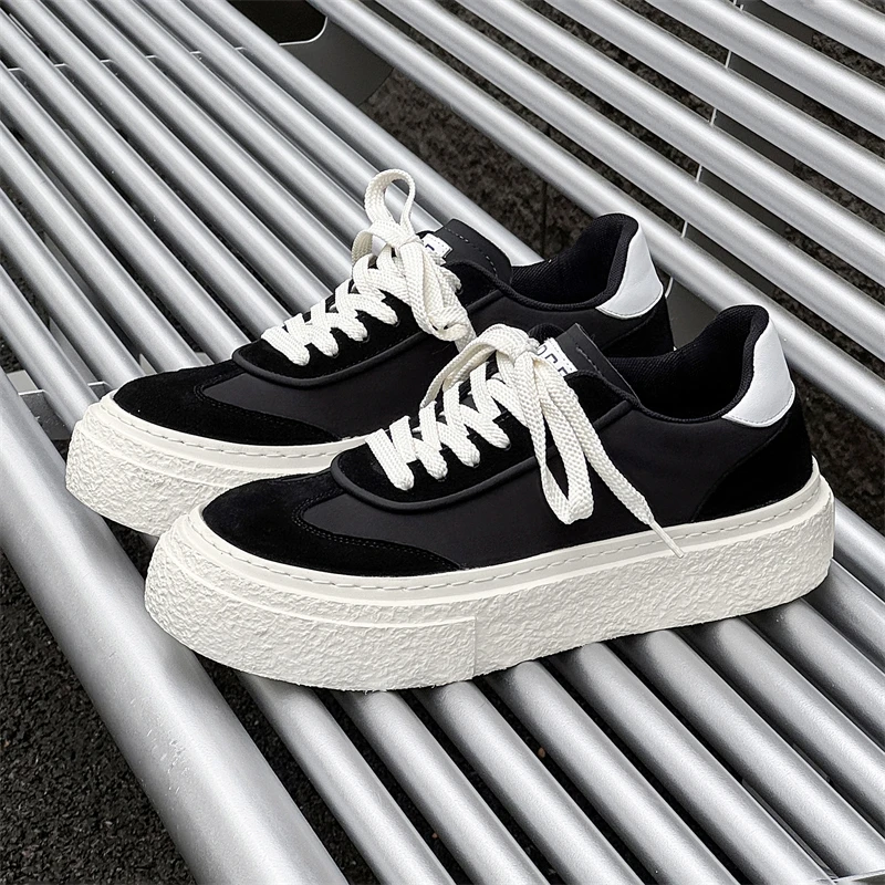 

Men Shoes Casual Shoes Height Increasing Flat Bottomed Comfortable Breathable Business Lace Up Men Shoes