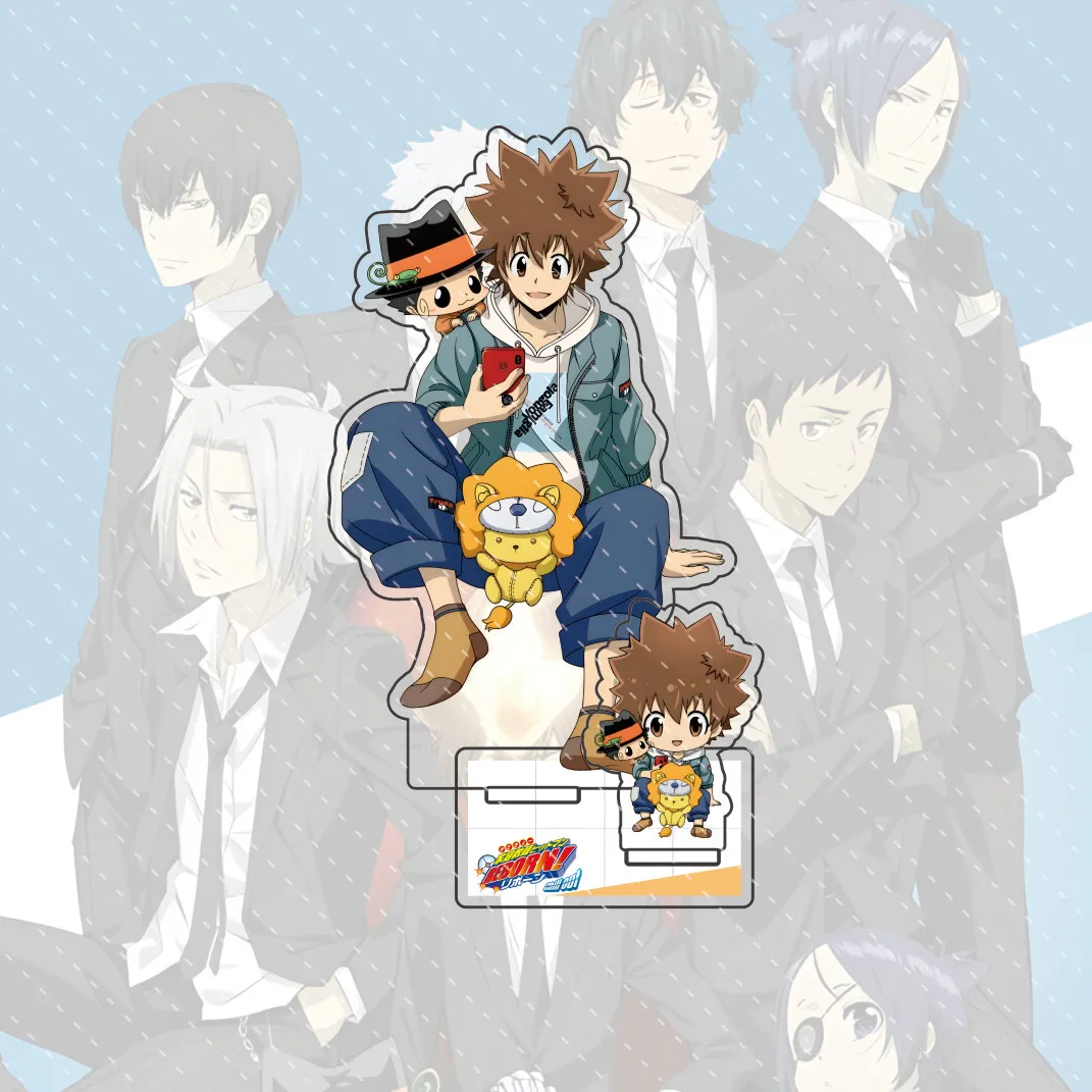 Anime Katekyo Hitman Reborn 15 cm acrylic stand figure Tsunayoshi Mukuro Hayato standing model decoration collectible gift