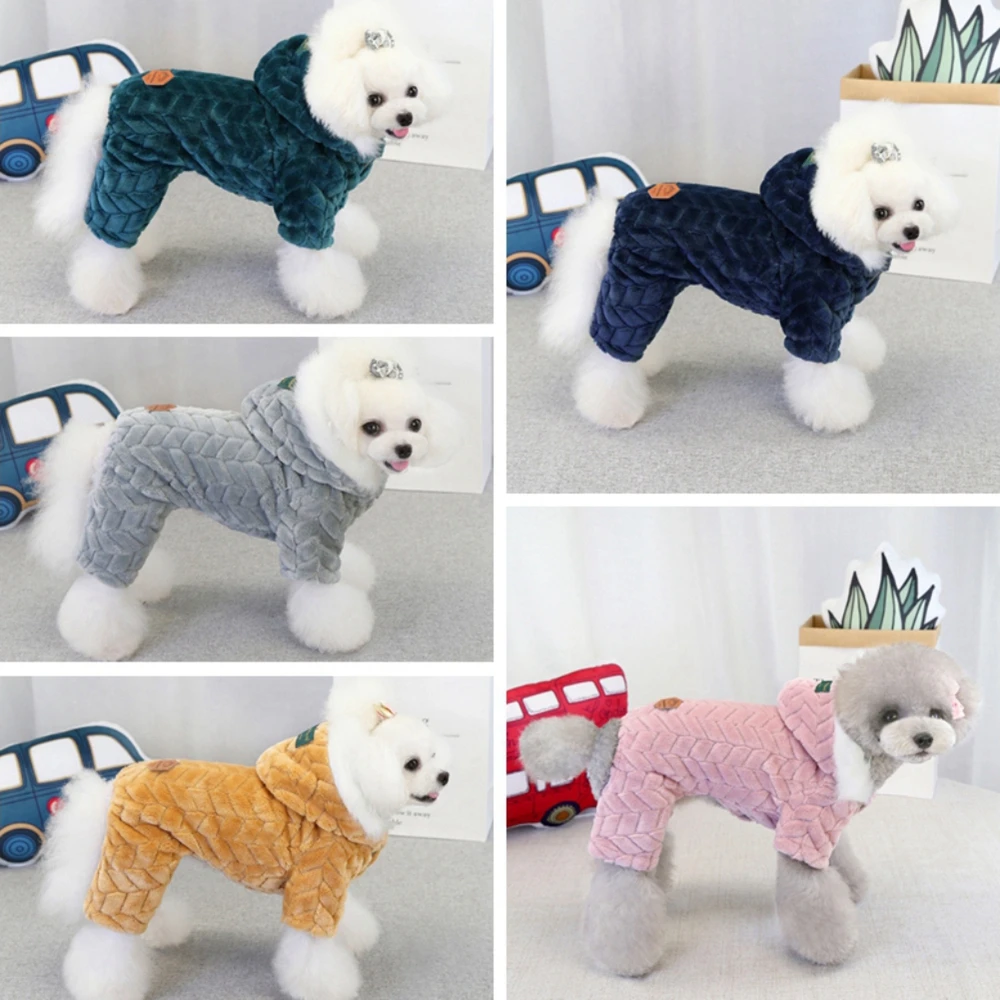 Warm Dog Coats Windproof Dog Jacket for Small Dogs Cats Fleece Lined Dog Winter Snowsuit Coat Clothes for Cold Weather