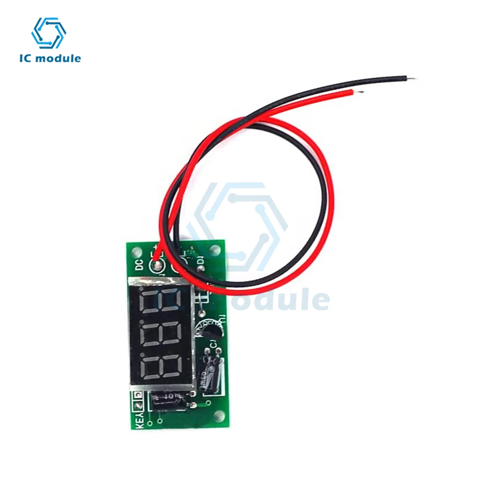 Tubo Digital Display Gatilho Módulo Contador, DC 12V, Power-ON, acumulador de 3 bits, 0,36"