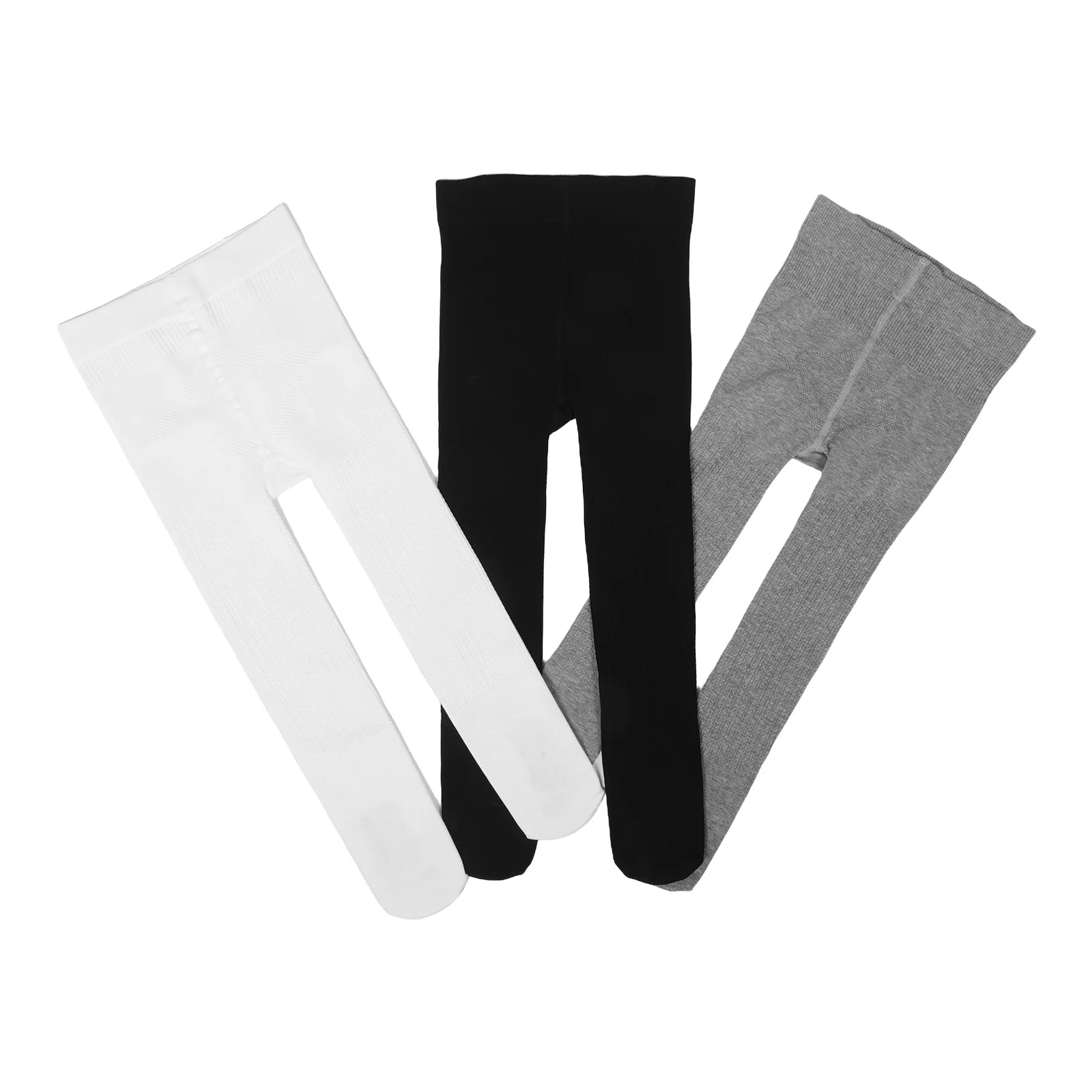 

3Pcs Children Thick Cotton Dance Pantyhose Anti-Pilling Non-Slip Soft Ballet Socks for Spring Autumn Cotton Dance Pantyhose