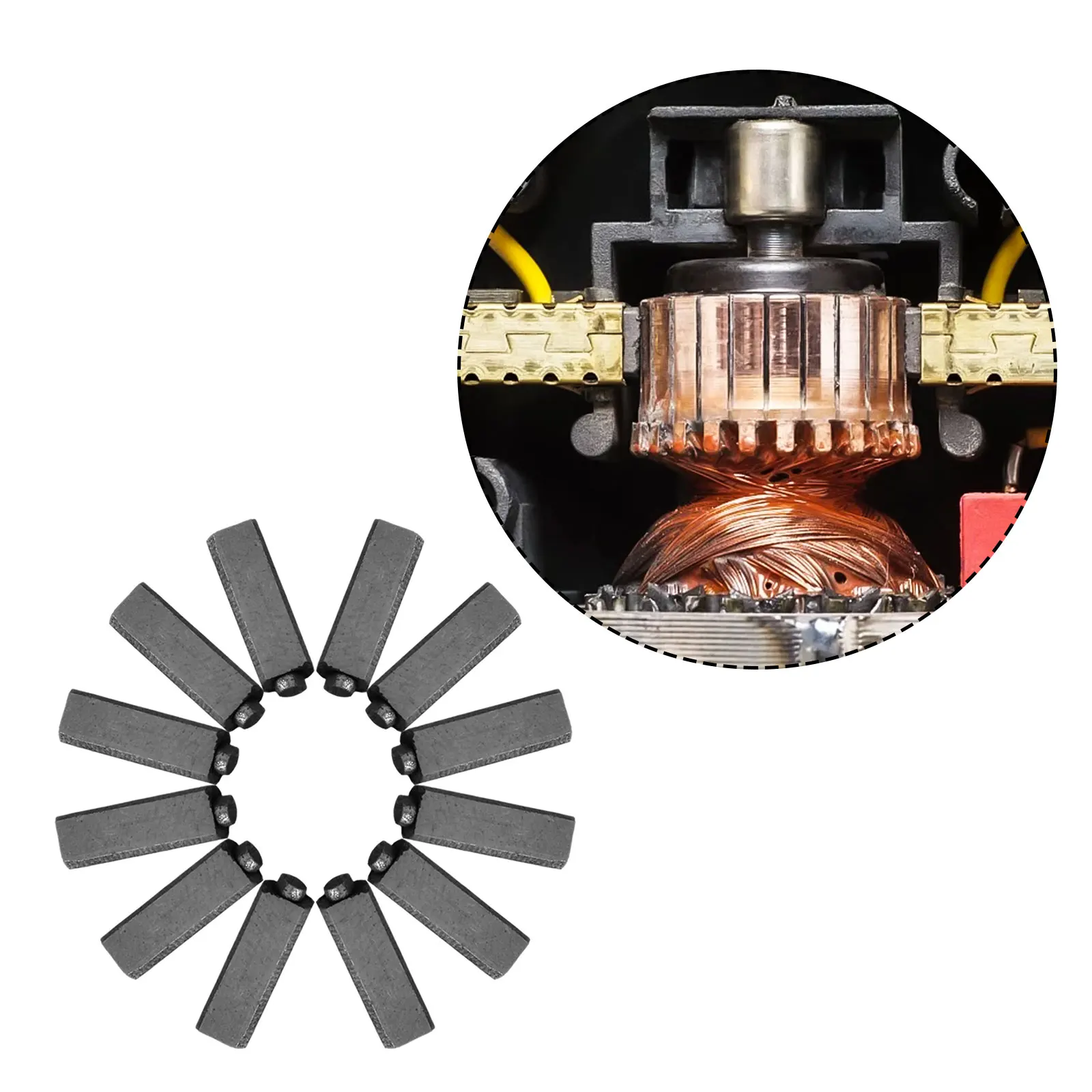 Motor Brush Accessories General Carbon Brushes Garden Tools Workshop Equipment Power Tools Carbon Dryer General