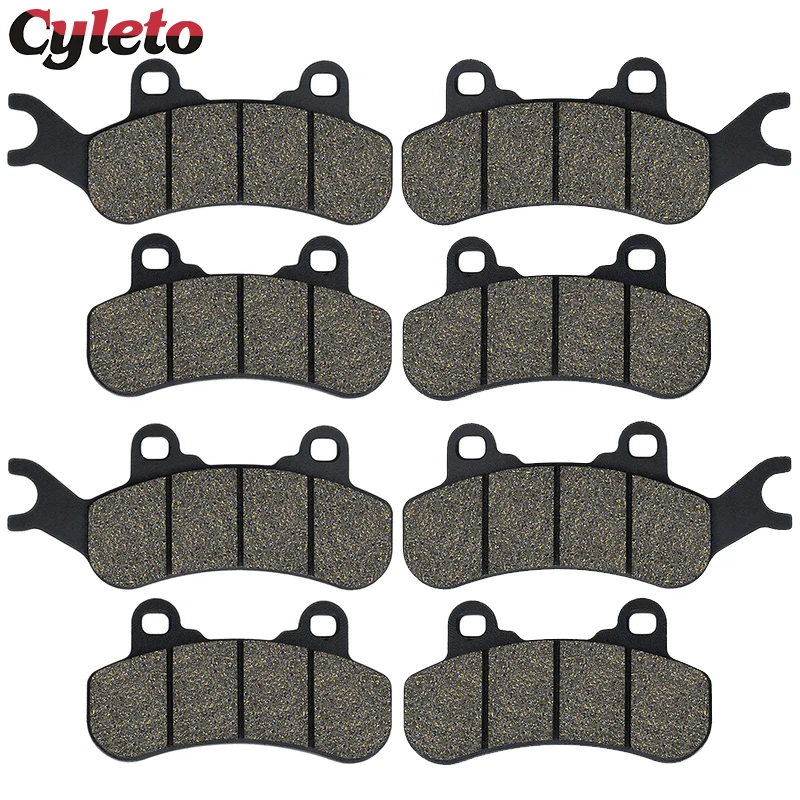 Pastillas de freno delanteras y traseras para motocicleta CAN AM Defender Max 2017 Maverick X3 17-23 Trial 800 1000 2018 Traxter T HD5 HD8 HD10 18-19