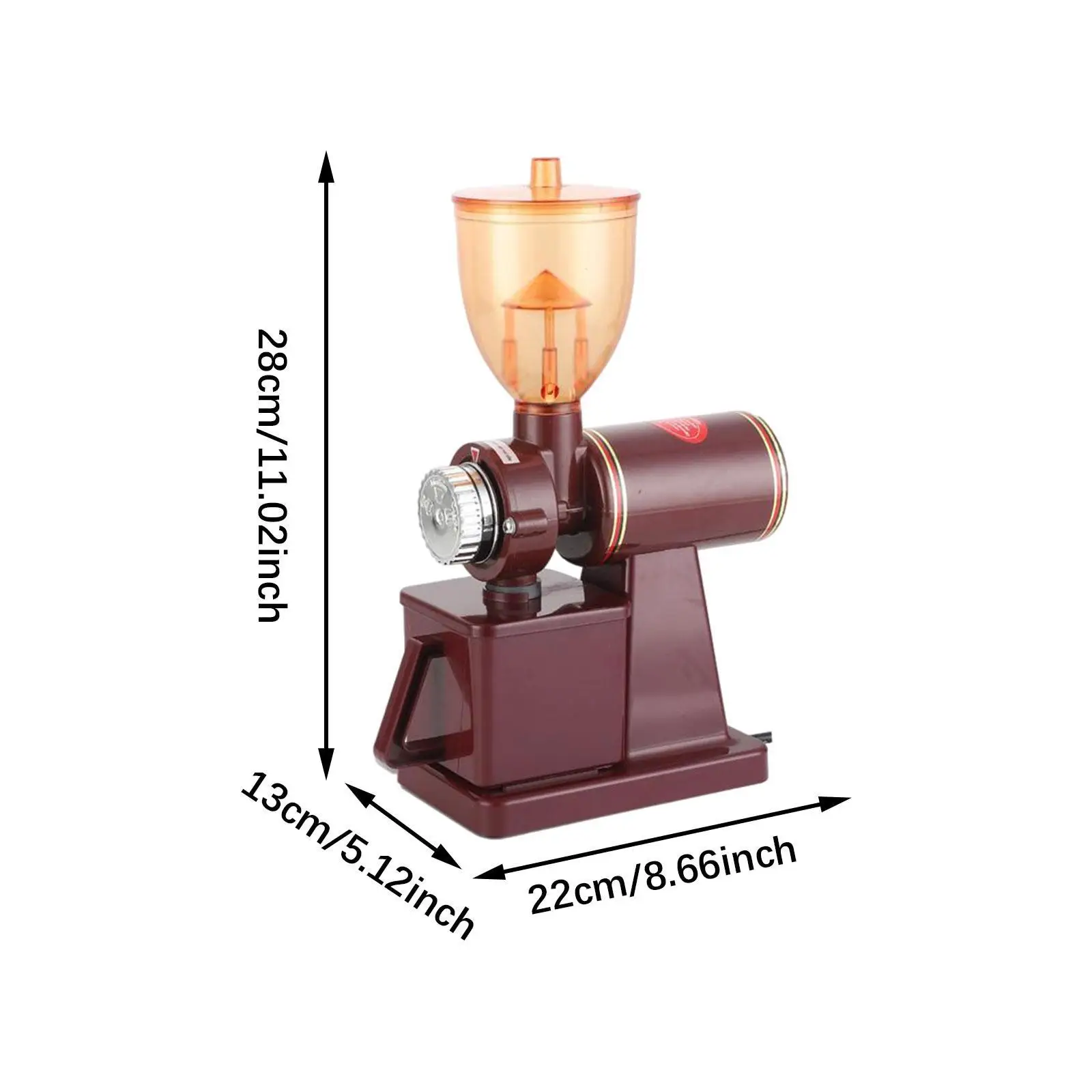 Mini broyeur à épices réglable en acier inoxydable, meulage rapide, rectifieuse à sec pour kg, ustensiles de cuisine, cors, 110 V