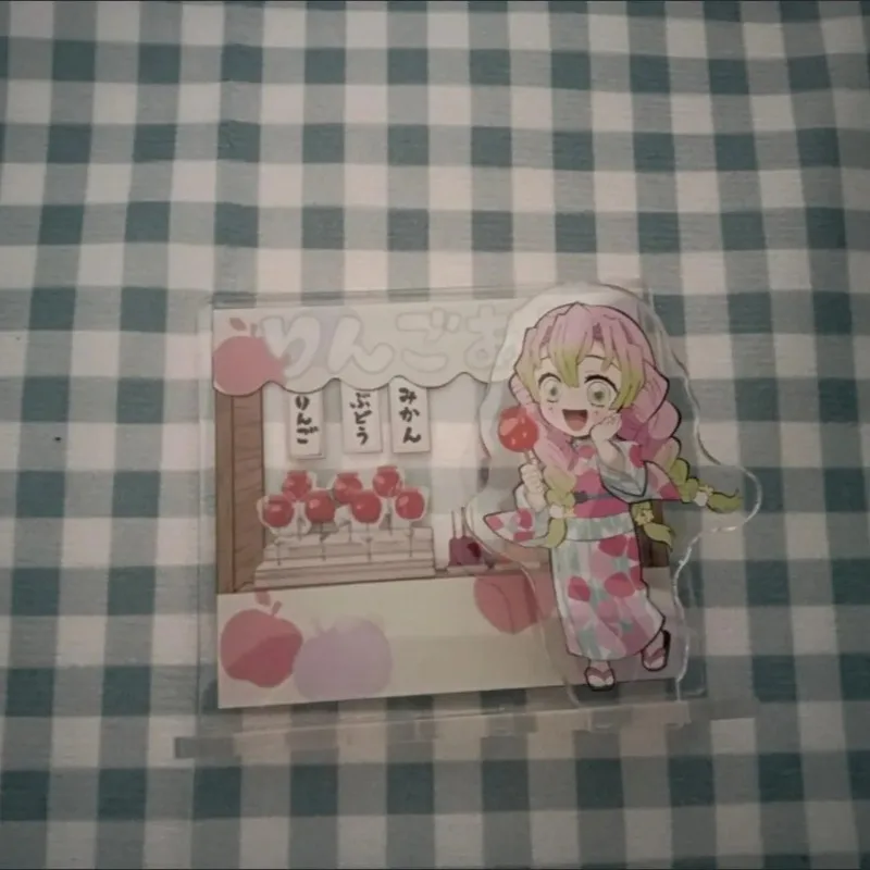 أنيمي الطرفية كامادو Nezuko Agatsuma Zenitsu Kamado Tanjirou الكرتون الاكريليك حامل سطح المكتب الديكور لعبة هدية