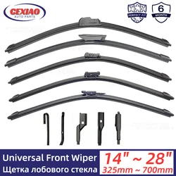 OEM Universal Wiper Blades for Slim Top Lock J Hook Soft Rubber Car Windscreen Wipers Wholesale Auto Replacement Parts