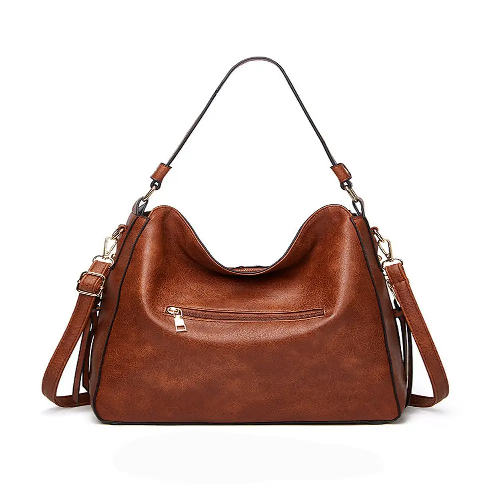 

PU Leather PU Leather Handbags Casual Style Simple Design Large Capacity Tote Bag Shoulder Strap Large Capacity Crossbody Bags