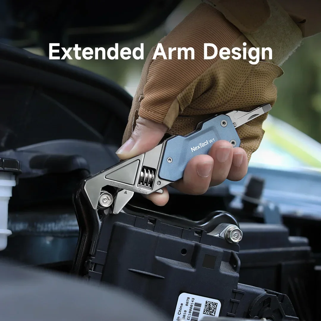 Imagem -04 - Nextool-mini Edc Multitool Ferramentas de Sobrevivência Outdoor Camping Gadgets Chave de Bolso Faca Dobrável Multifunções Abridor de Garrafas