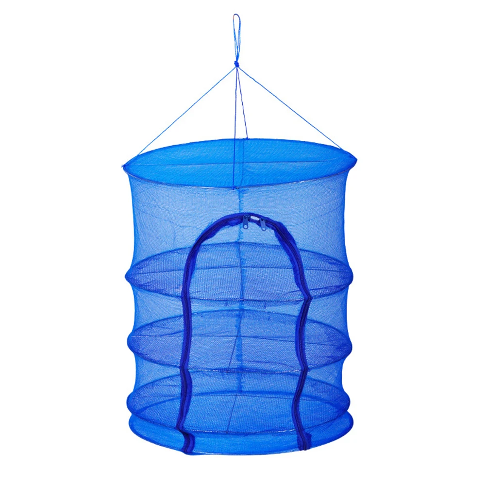 1pc Fishing Net Hanging Storage Air Drying Net Foldable Mesh Vegetable Fishing Dishes Mesh Fishing Net Protection Drying Net