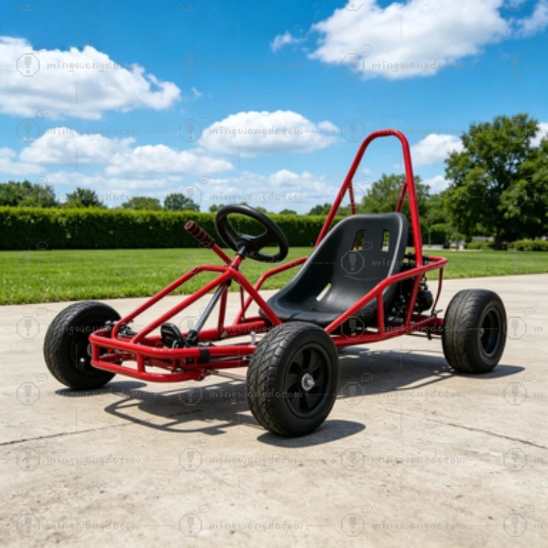 Kit de Kart Ajustable para Hoverboards de 6.5-10 Pulgadas, Marco de Kart de Doble Asiento para Niños y Adultos, Vehículo para Paseos al Aire Libre