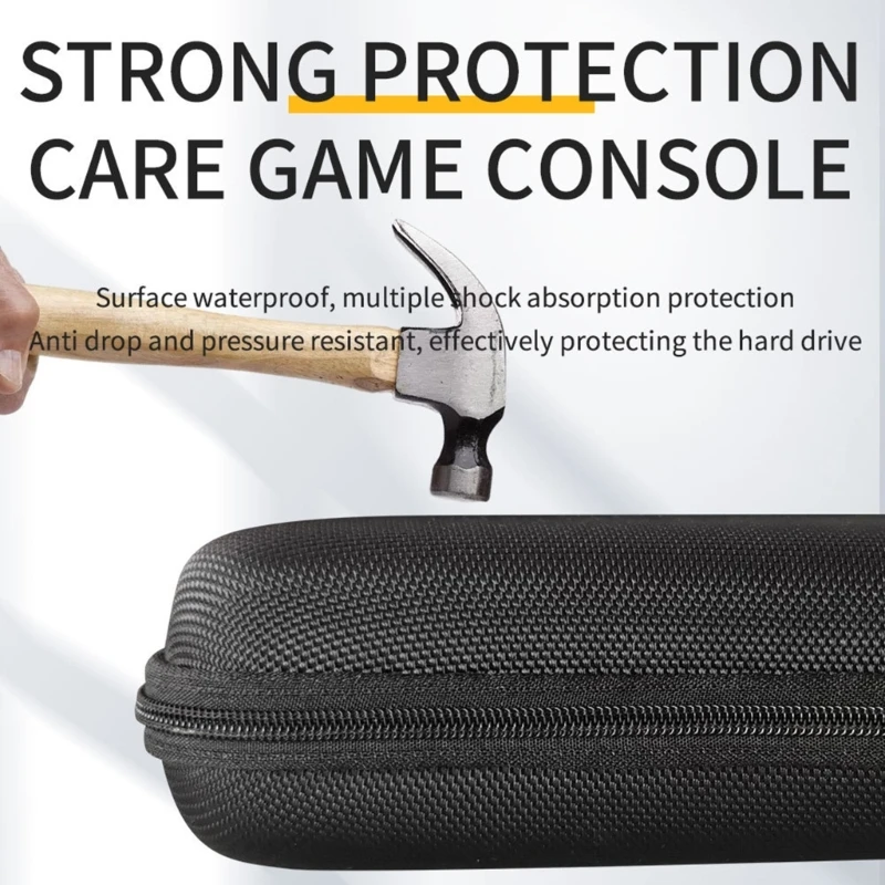 Shockproof Storage Box for RG406H Handheld Game Console Bag Hard Pouch Bag Scratchproof Travel Carrying Case EVA Case