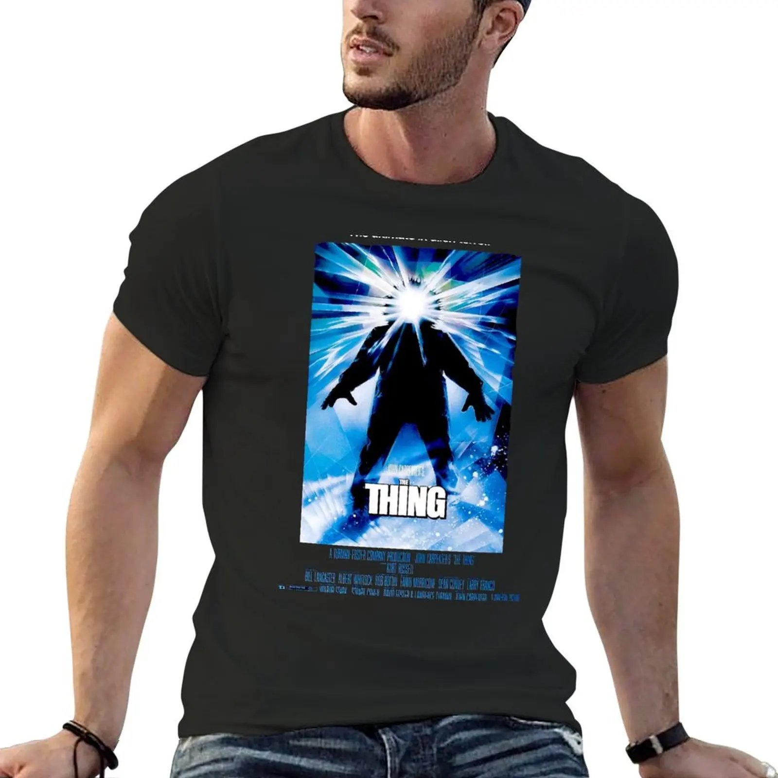 The Thing T-Shirt plain summer clothes men t shirts high quality
