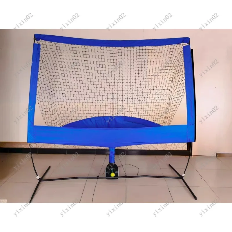 Foldable Detachable Tennis Training Net With Ball Return Function For Indoor Single Player Practice
