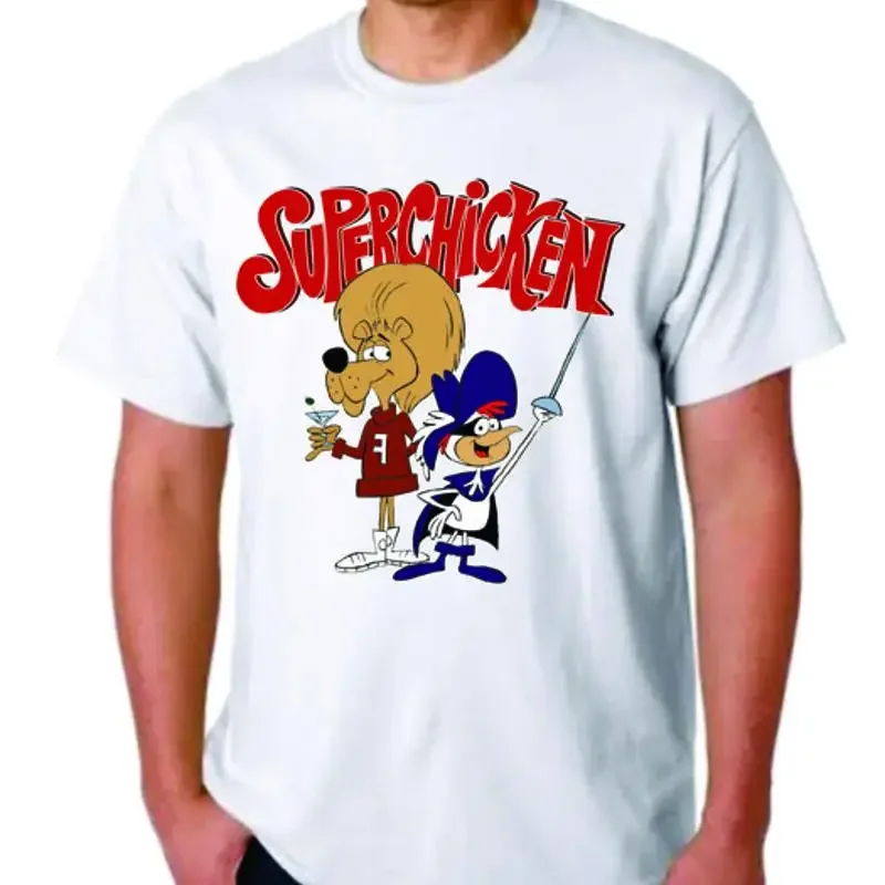 Super Chicken T Shirt Cartoon Jay Ward Cereal Quisp Hanna Barbera Related