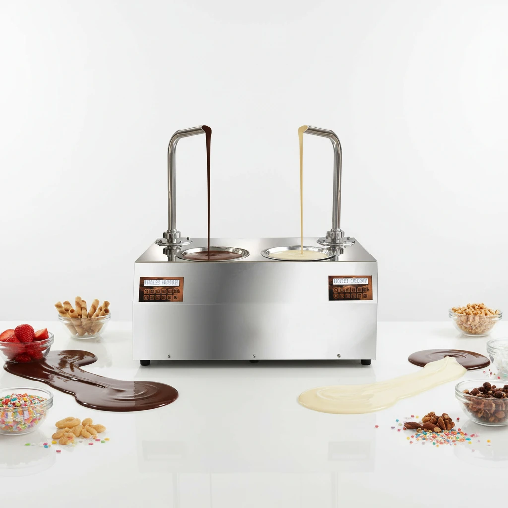 

Automatic Chocolate Machinery Small Chocolate Tempering Machine for Sale Chocolate Dispenser Multifunctional Provided 65 1KW