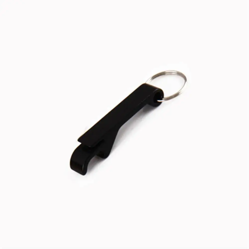 1/2/4PCS Portable Beer Bottle Opener Keychain Mini Pocket Metal Beverage Bottle Opener Custom Logo Promotional Gift Personalized