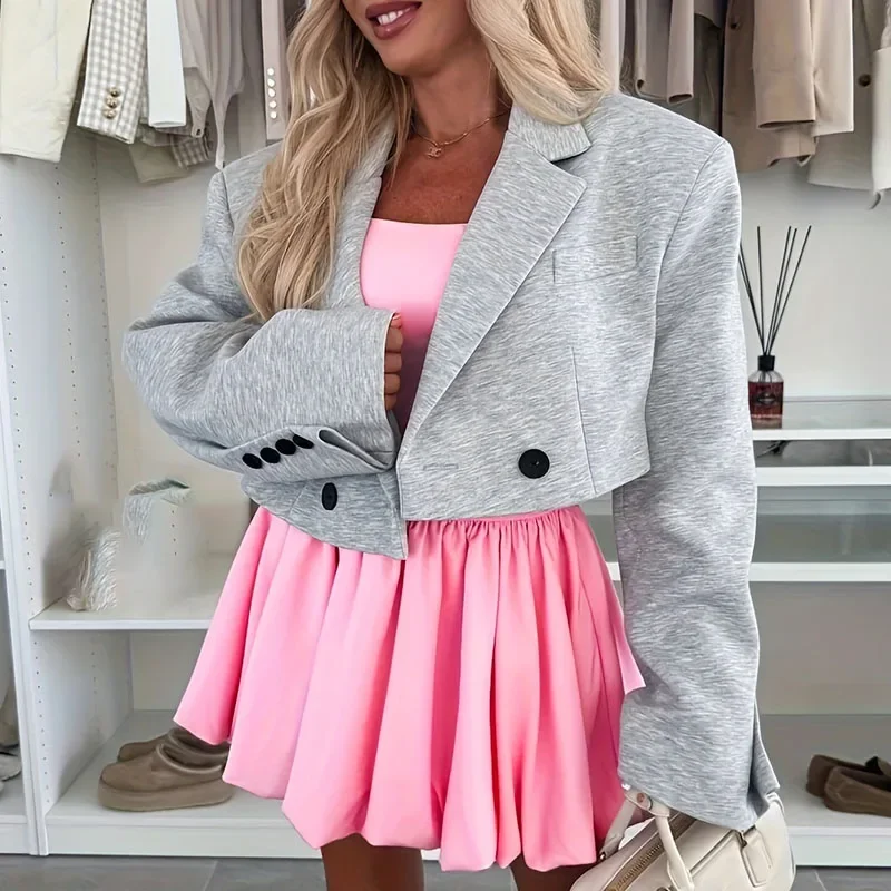 

Весенне-осеннее модное вечернее платье с квадратным вырезом, женское элегантное драпированное тонкое однотонное платье трапециевидной формы, повседневное женское платье с длинным рукавом