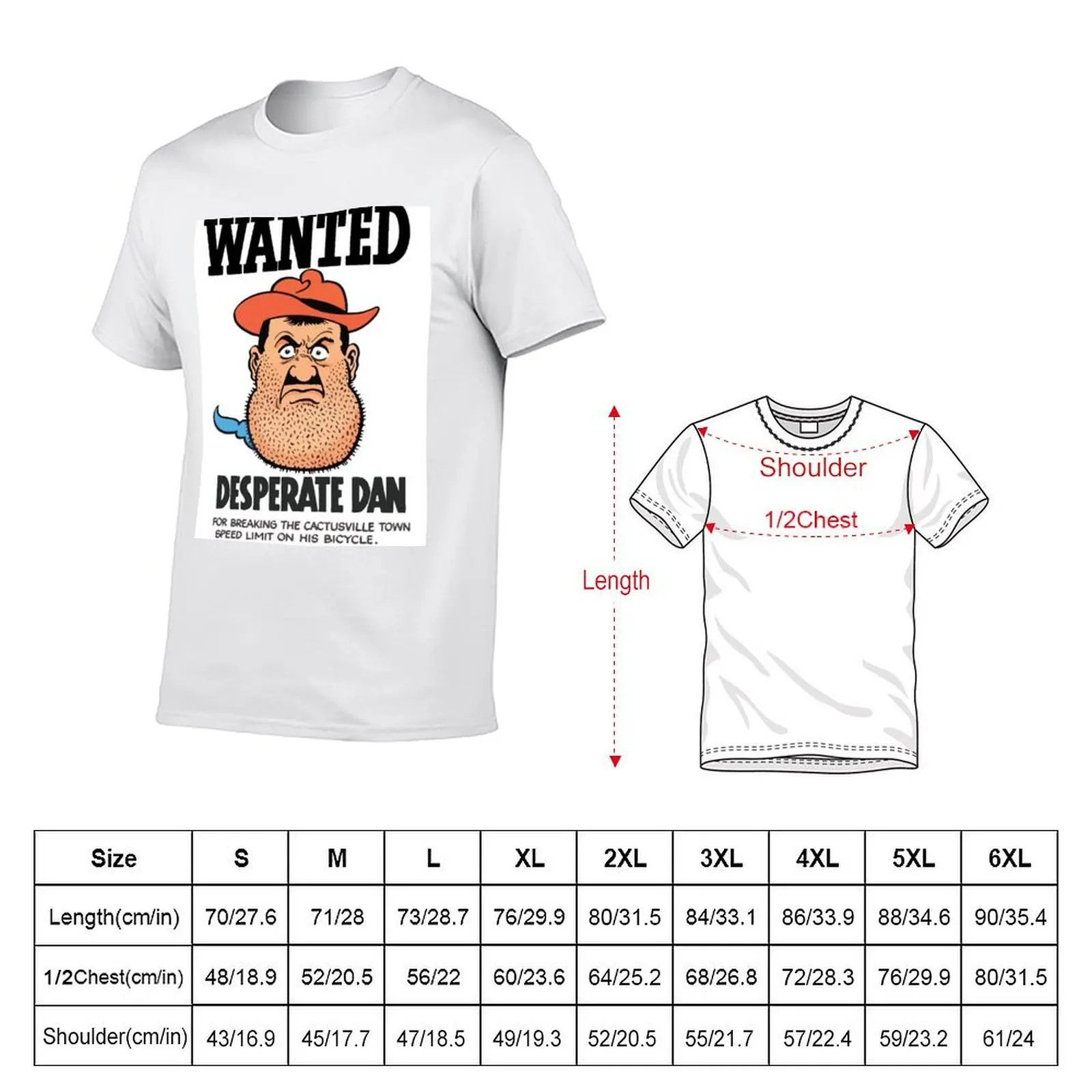 مطلوب - تي شيرت Dan Desperate تي شيرت رجالي فاخر تي شيرت للرجال تي شيرت قطن 100 بالمائة
