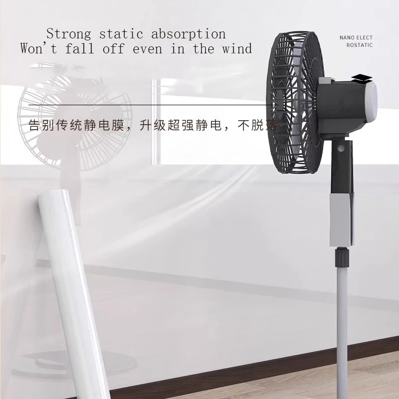 Anti-Static Adhesive-Free Wall Protection Film 45cmx10M Transparent Stickers Anti-Smudge Moisture-Proof Stickers Waterproof Film