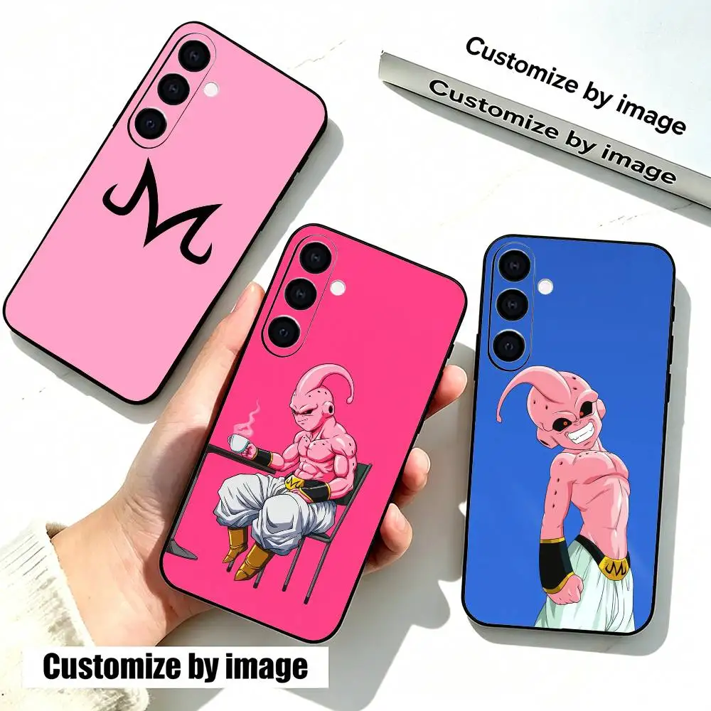Majin Buu-U Dragons B-Ball Anime  Phone Case Black Silicone Soft For Samsung Galaxy A73,A72,A71,A70,A53,A52,A51