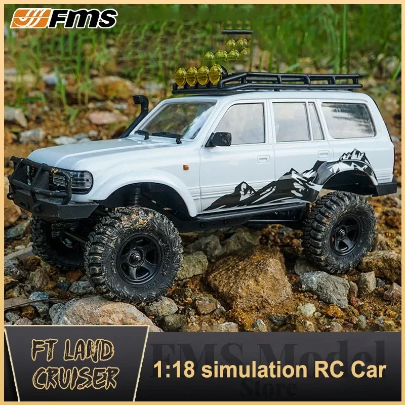 FMS 1:18 Snow Storm LAND CRUISER Simulation Model RC Car  Remote ControlOff-road Climbing Vehicle 4WD Toys Gits