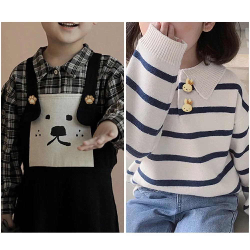 Cute Animal Cartoon Children Baby Buttons for Clothing Needlework Sweater Shirt Overcoat Decorative Kids Sewing Accessories