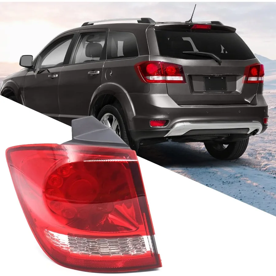 

For 20112018 Dodge Journey Tail Lights Assembly LED Rear Light Taillight Lens Brake Lamp with Bulb Left Driver Side LH 68078465