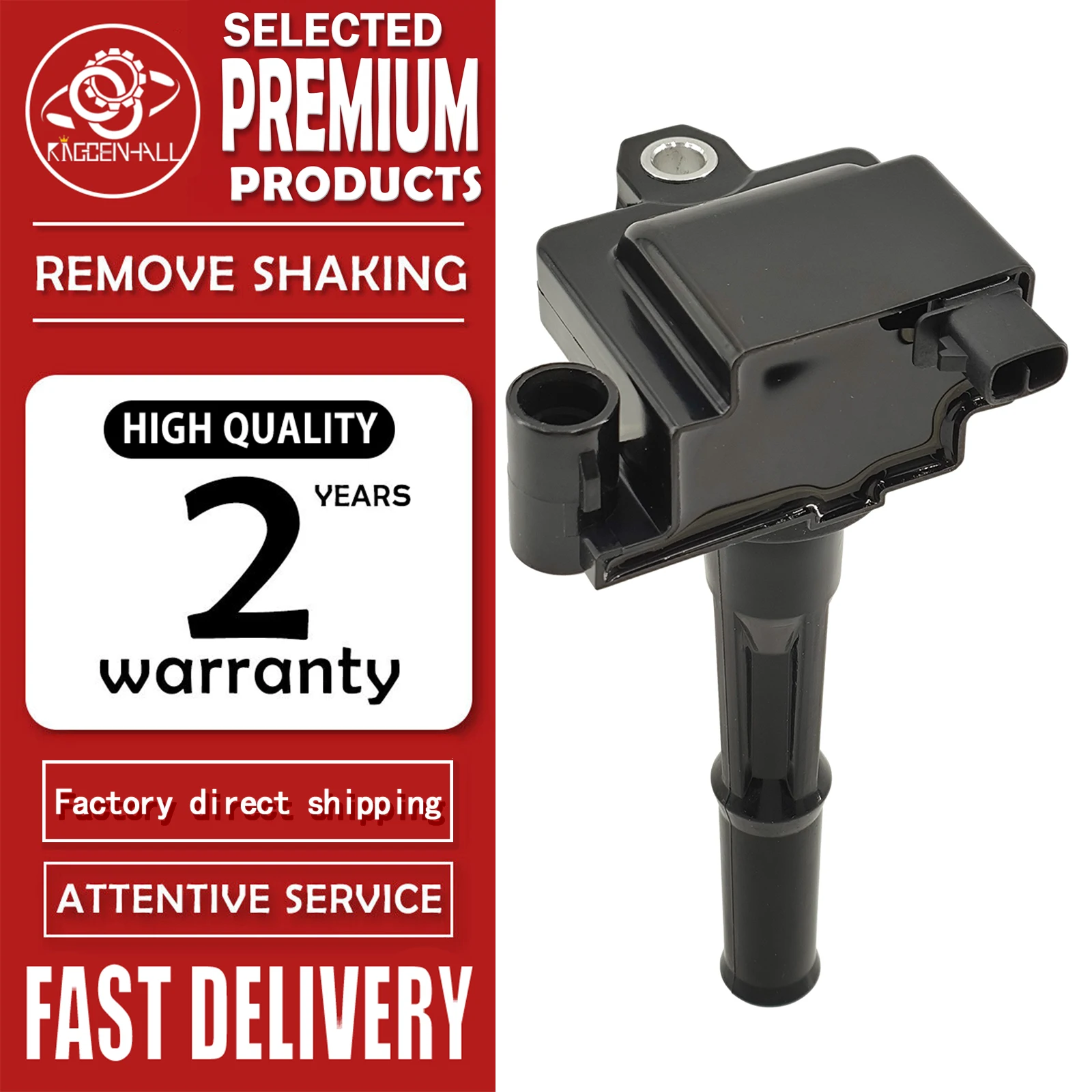 

UF156 Ignition Coil Pack 90919-02212 Compatible With Toyota Tacoma 4Runner Tundra 3.4L V6 5VZFE Auto Engine Replace Part