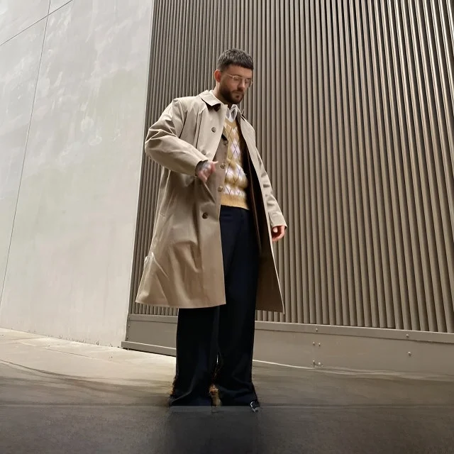 

Detachable Vest Two-Piece Set High-End Autumn Casual Men's And Women's Long Belted Fashionable Windbreaker Coat Garage Man