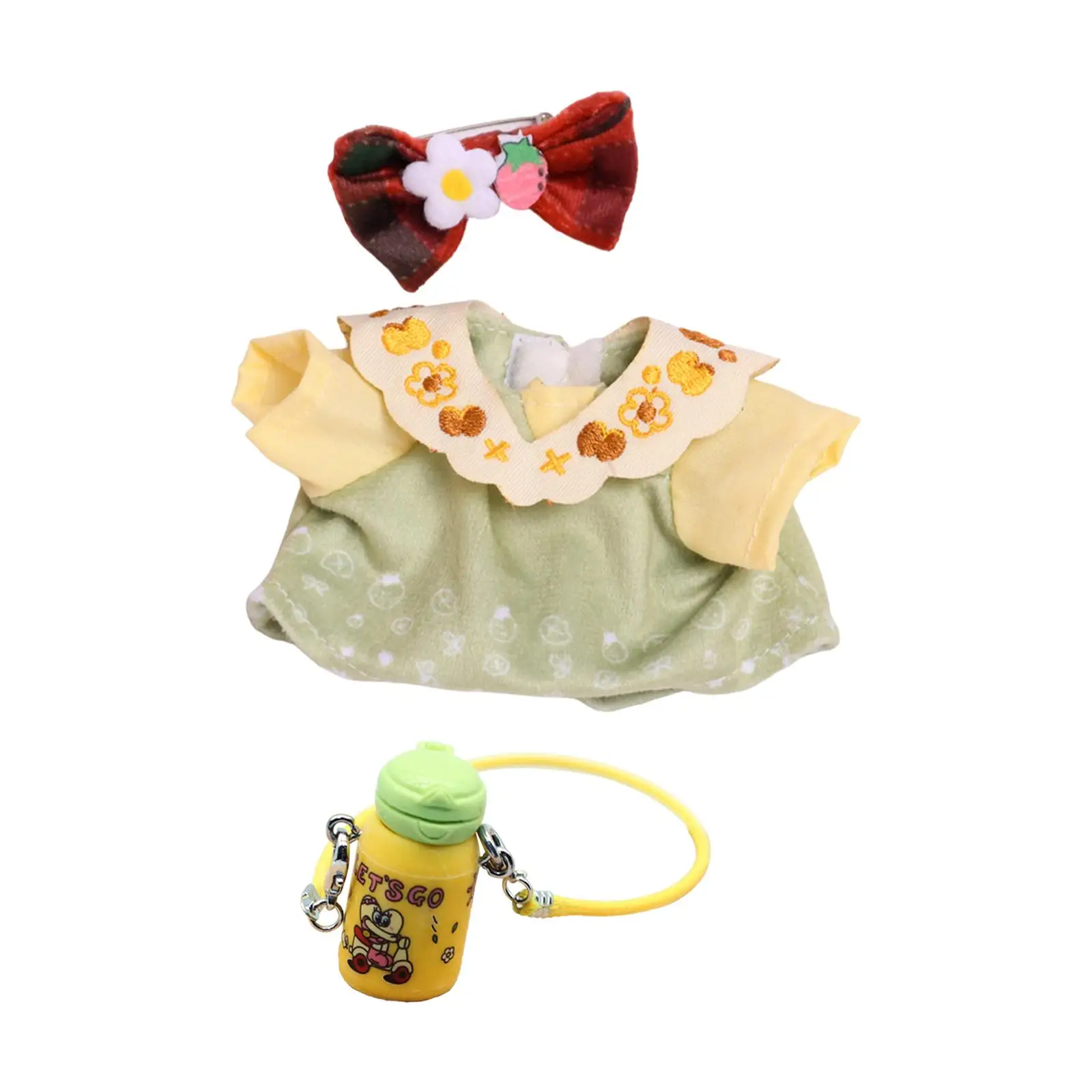 Simpatici vestiti per bambole da 15 cm Costume da indossare ogni giorno Adorabili accessori per bambole Abbigliamento Regali per ragazze Giochi di imitazione Giocattolo Giocattolo per bambini Forniture fai da te