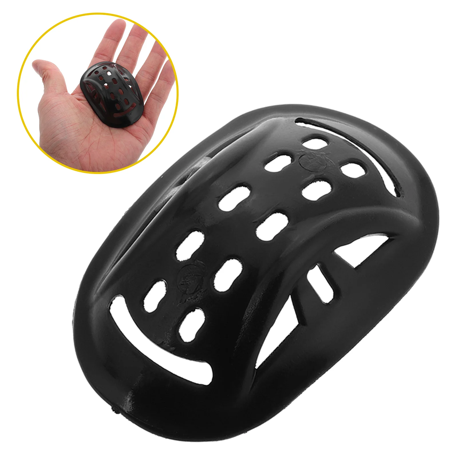 

4 Pcs Accessory Helmets Chin Guard Protector for Soccer Hat Black Child Clip-on