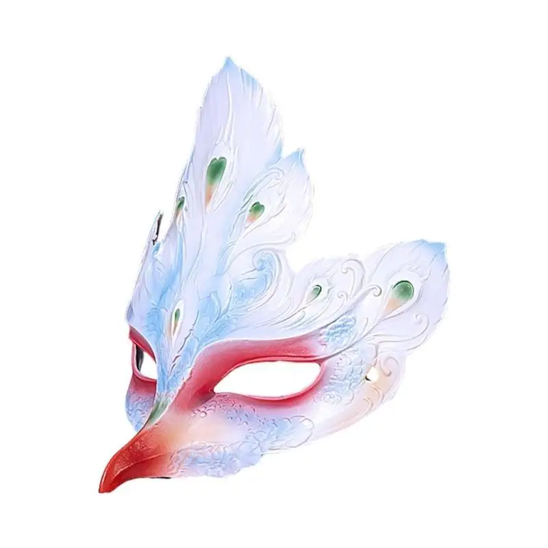 39BD 가장 무도회 마스크 Eyemask 한 왕조 여성을위한 전통 의류 액세서리 할로윈 코스프레 가장 무도회 댄스 파티