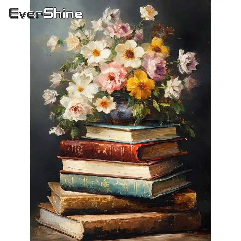 Evershine Diamant Malerei Liebe Herz Stein Mond DIY Mosaik Meer Handarbeiten Sonnenuntergang Stickerei Landschaft Handgemachtes Geschenk