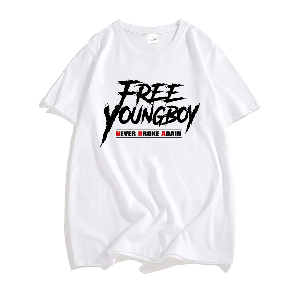 YoungBoy Never Broke Again Rapper T-shirt Free YoungBoy More Leaks Album 2025 Tshirt Cotton Soft Summer T Shirt Men Women Tees