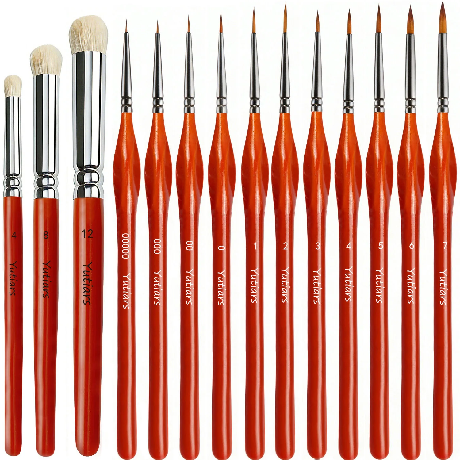 

Набор профессиональных миниатюрных кистей для сухой росписи (3/11/14 шт.), высокоточные кисти для акрила, акварели, масла и моделей в масштабе