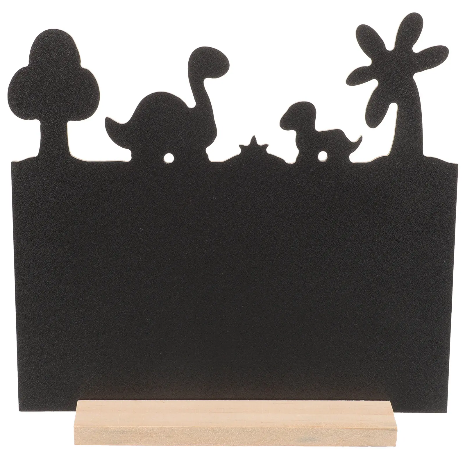 Wooden Mini Chalkboard Sign Small Tabletop Chalkboard with Smooth Edges Erasable Reusable for Home Office Party Wedding Menu
