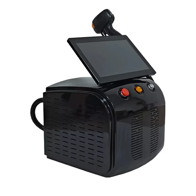 2025 Portable 4 Wave Soprano Ice Titanium Professional 808nm Diode Laser Body Face Hair Removal Machine 4000w