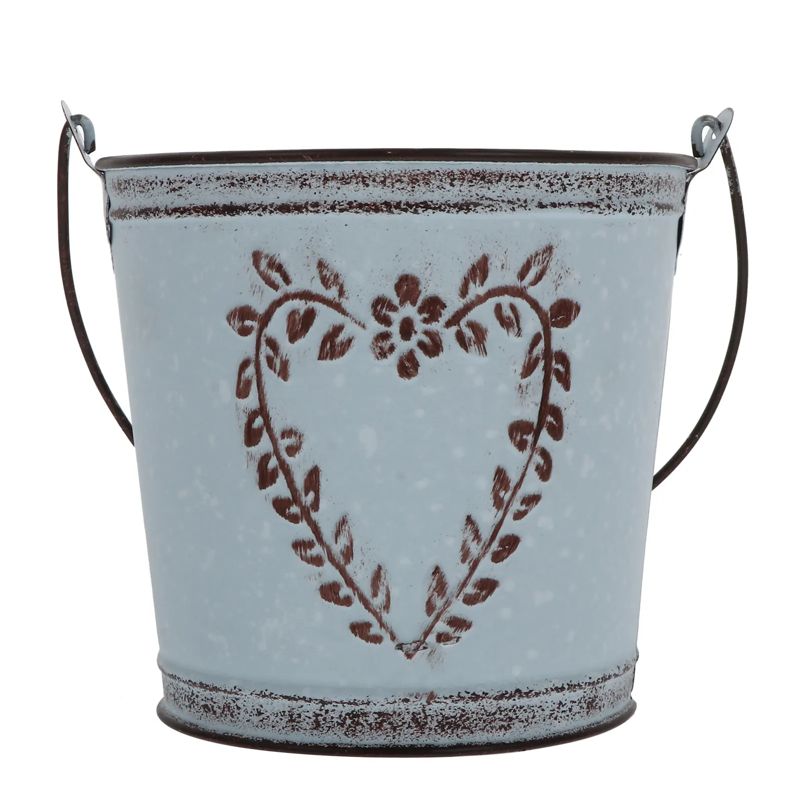 

Creative Plant Pot Flower Container Vintage Vase Round Bucket Multipurpose Storage Practical Home Garden Decor Balcony