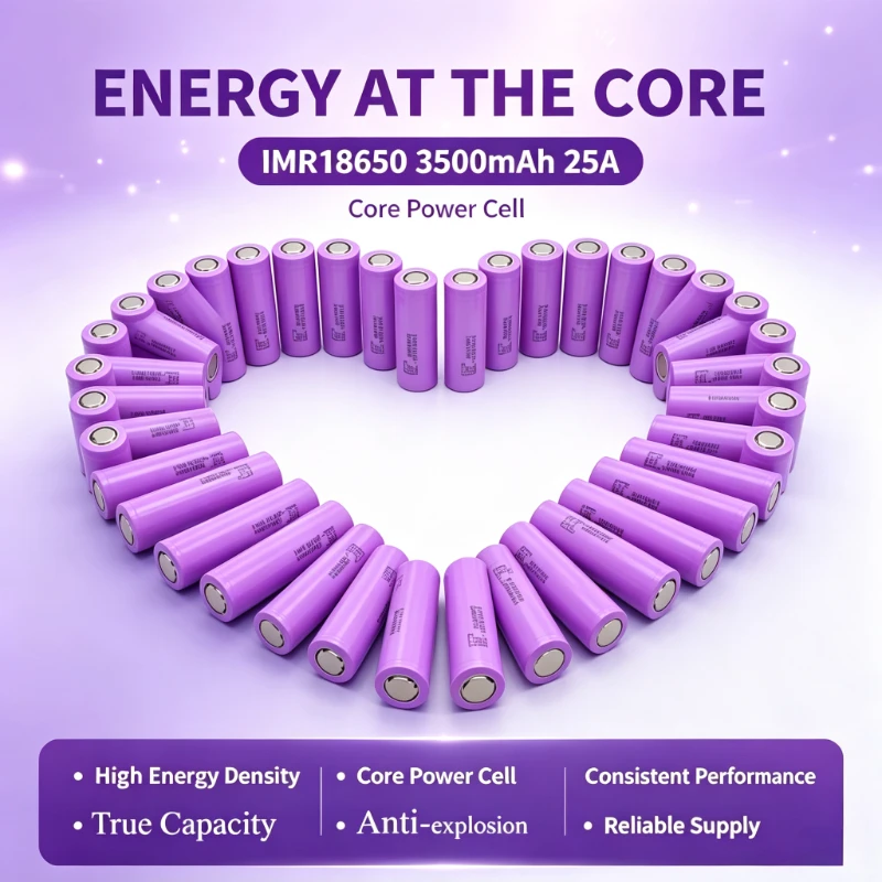 Brand 18650 Lithium-Ion Battery 3500mAh 25A Discharge INR18650 35E 3.7V Flashlight Battery Electronic Cigarette Battery