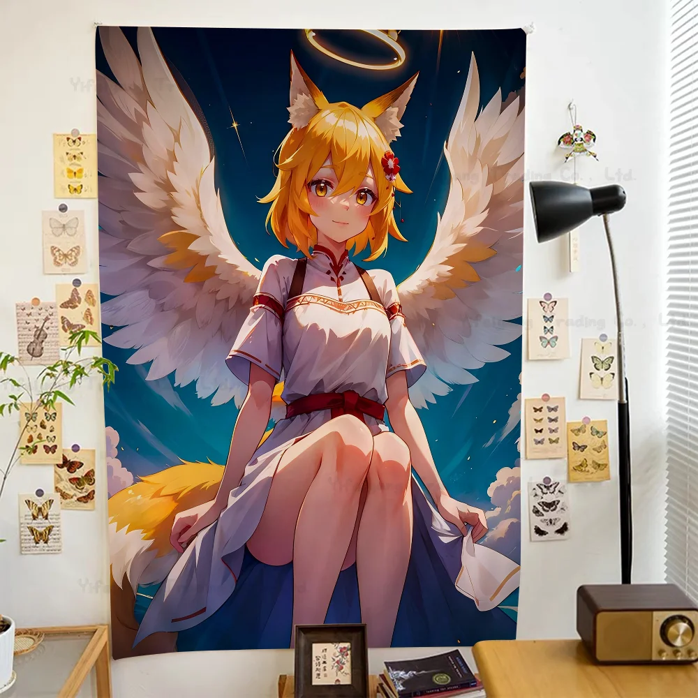 The Helpful Fox Senko San Chart Tapestry For Living Room Home Dorm Decor Art Home Decor