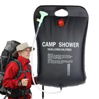 Shower Bag With Hose 20L Solar Heating Shower Bag With Large Capacity Multipurpose Shower Bag With Handle & Hose For Outdoor