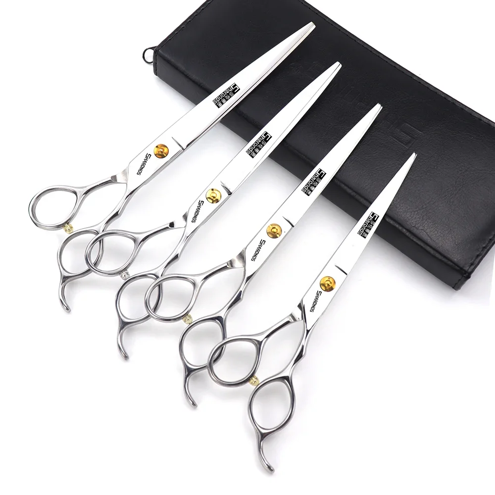 

7-inch Hair Clippers Professional Authentic Flat Clippers Thinning Cut Tooth Scissors Hairstylist Exclusive Hair Clippers Set