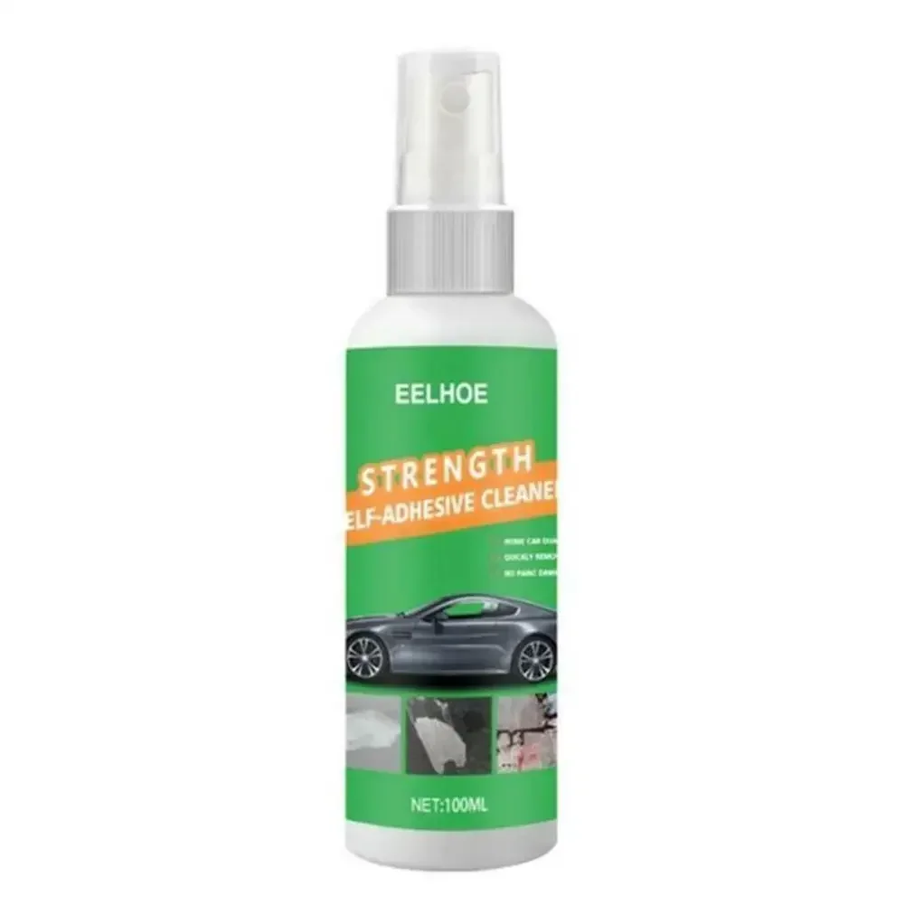 Auto Sticker Remover Sticky Residue Remover Car Glass Label Cleaner Spray Vehicle Accessories Car Wash Supplies