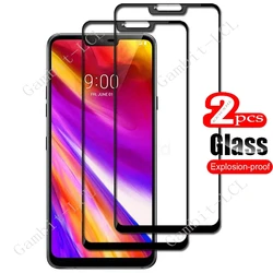 2PCS For LG G7 ThinQ Tempered Glass Protective Cover ON LGG7 One LGG8 V50 G8s G8 G8X V60 ThinQ Full Screen Protector Film