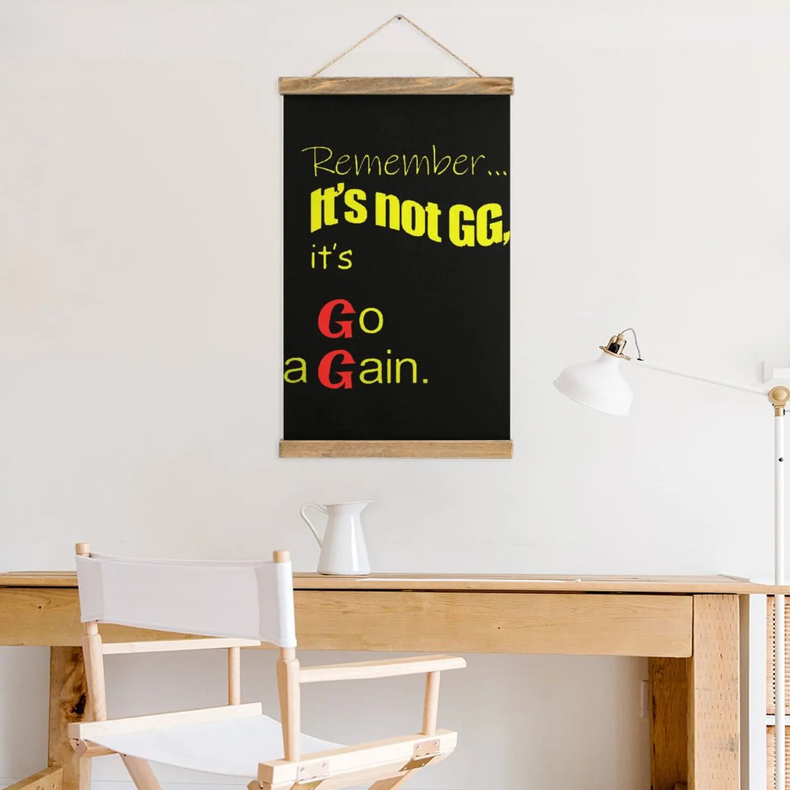 GG الذهاب مرة أخرى الأساسية للبيع ، ب قماش ، صورة معلقة ، شريط الرسم الفكاهي شنقا ، قسط رسم نمط تعليق الصور