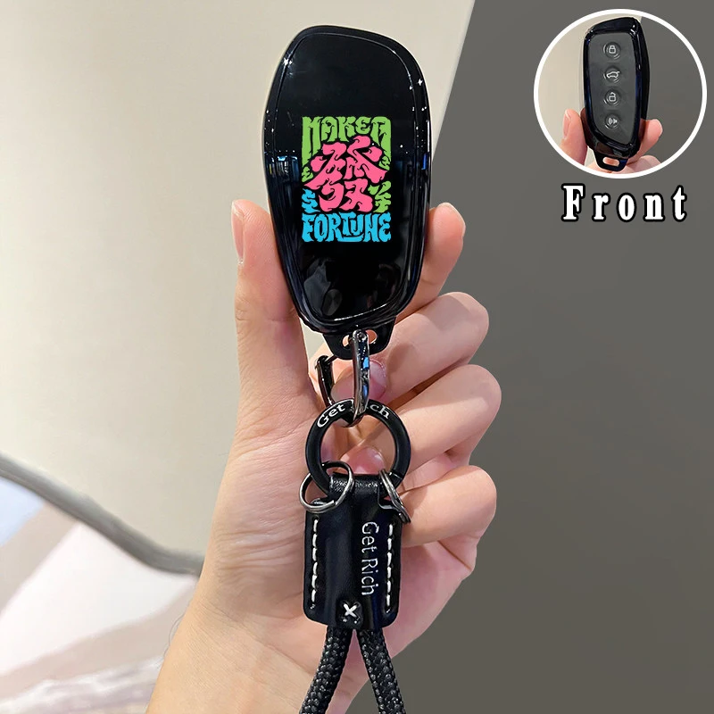 Fashion for Great Wall Haval H6 2024 H9 2024 H2 M6 Cool Dog Plus Owl Dragon MAX F7 F7X F7H H8 H3 Car Key Case Cover Fob Holder view 3